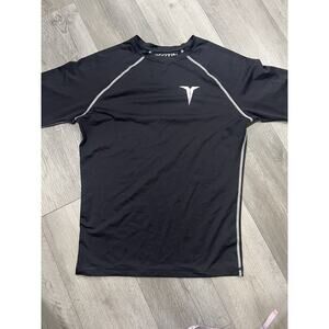 TITIN MEN'S SHORT SLEEVE COMPRESSION SHIRT BLACK Size XL